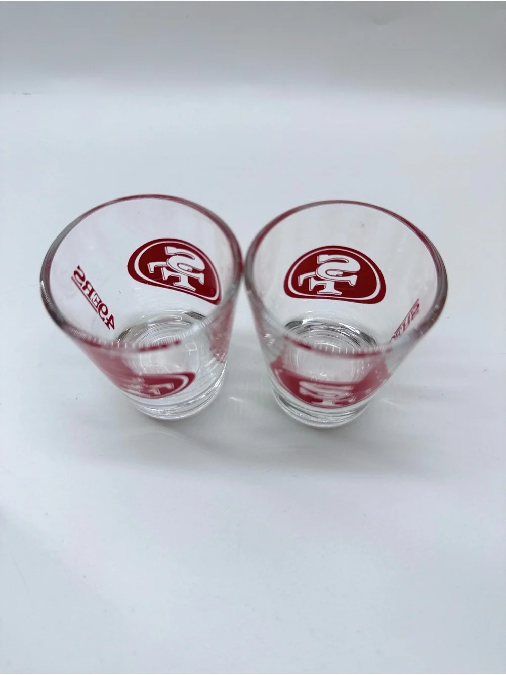 San Francisco 49ers Red Logo Shot Glasses - Set of 2